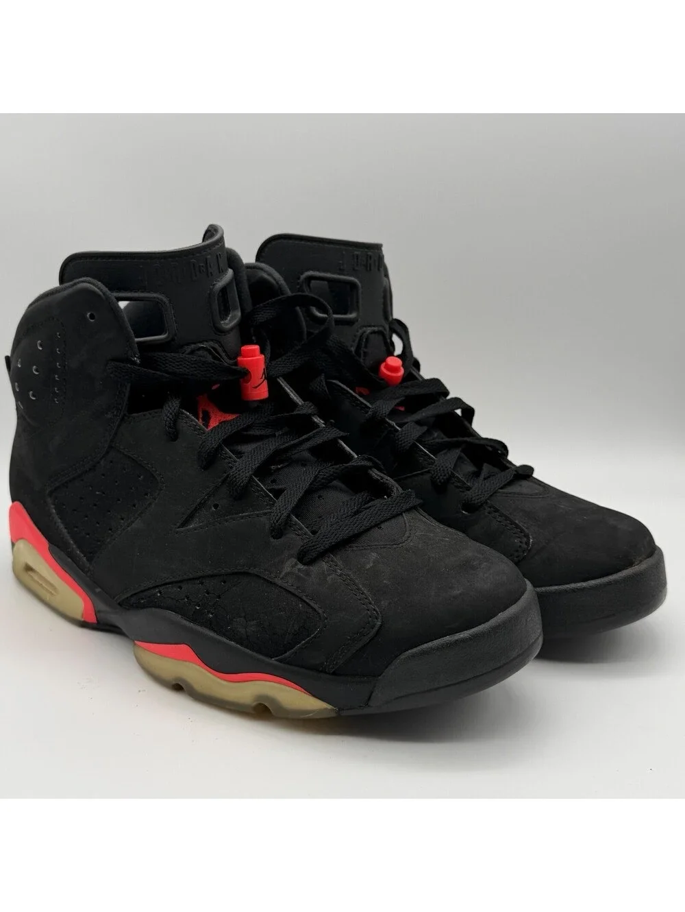 Air Jordan 6 Retro Black Infrared 2014 384664-023 Men 10.5 Women 12